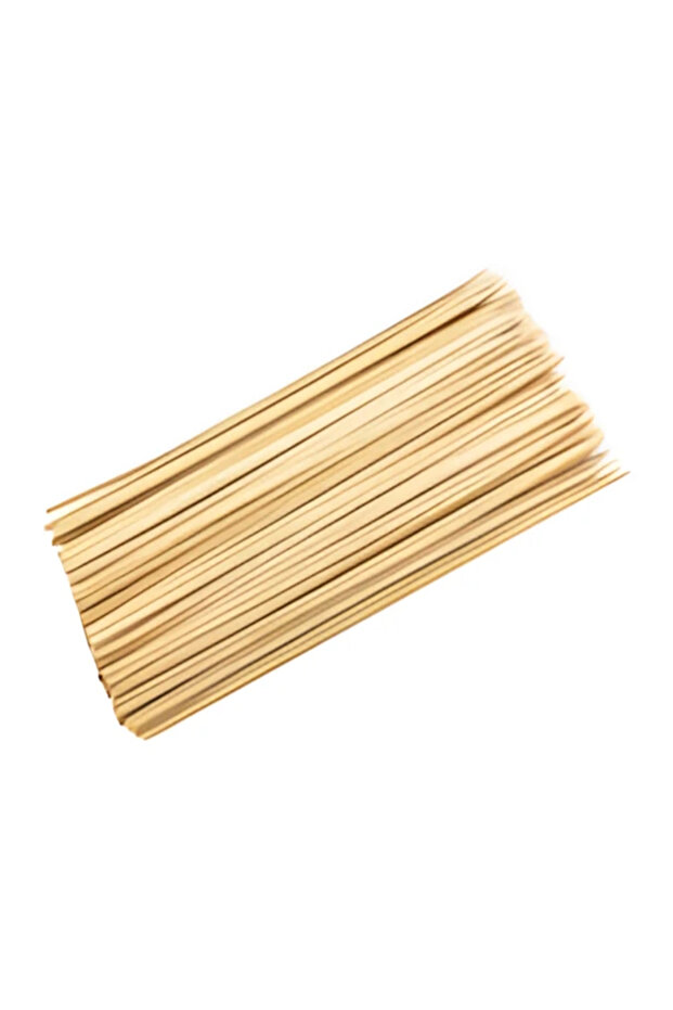 Natural Bamboo Kitchen Barbecue BBQ Long Skewer Sticks (25cm, VQ021)