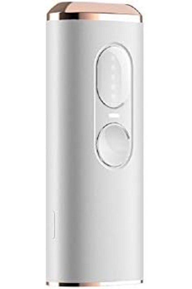 Home Laser Hair Removal Device for Men and Women, Painless Light Pulse Hair Removal Shaver (White)