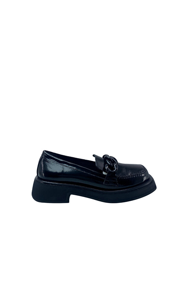 2610556R Genuine Patent Leather Loafer Shoes