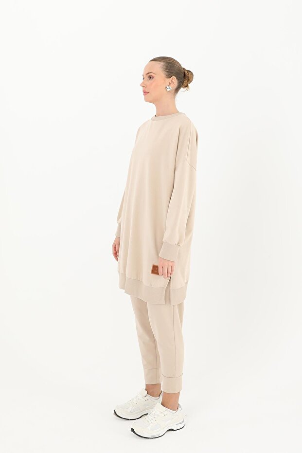 Bisiklet Yaka Basic Araboy Tunik 30644 - 5