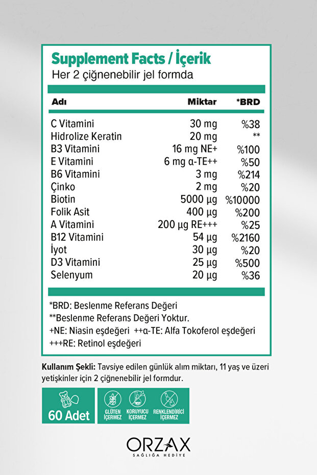 Gummies Hsn 60 Adet - 2