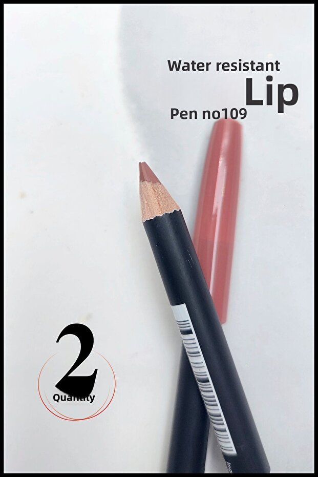 2 Pieces of Lip Liner Waterproof - Waterproof Lipliner