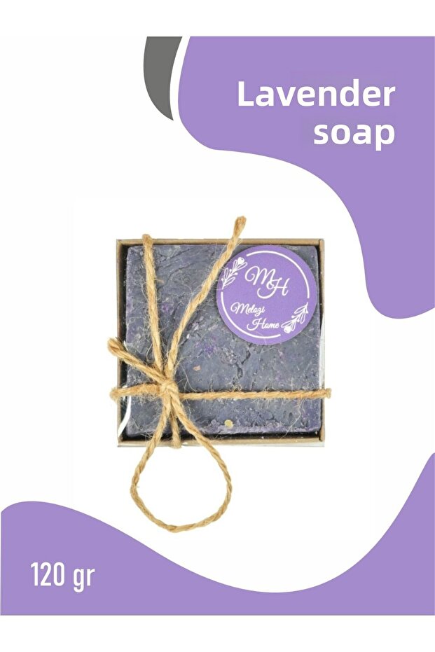 Lavender Soap Natural Sebum and Moisture Balancing 120Gr. 100% Natural Handmade