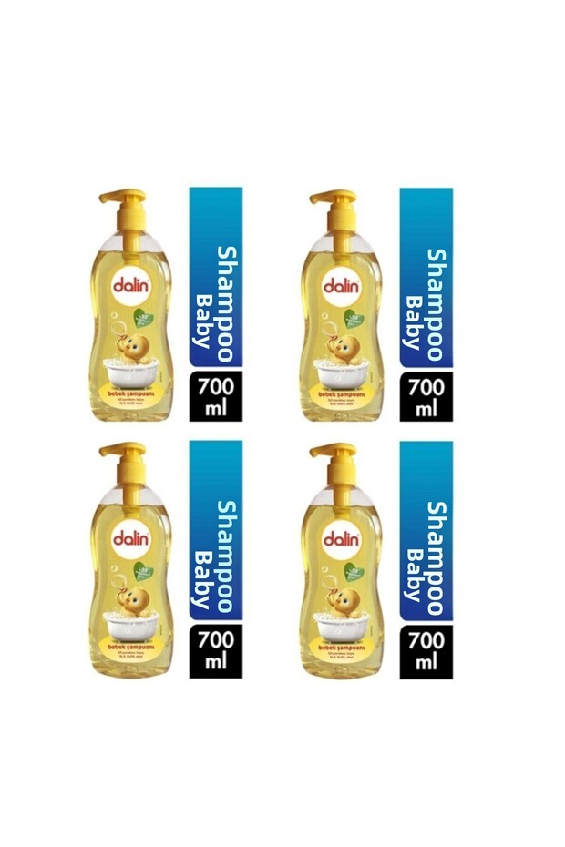 700 Ml Baby Shampoo with Pump - Set of 4 - 1