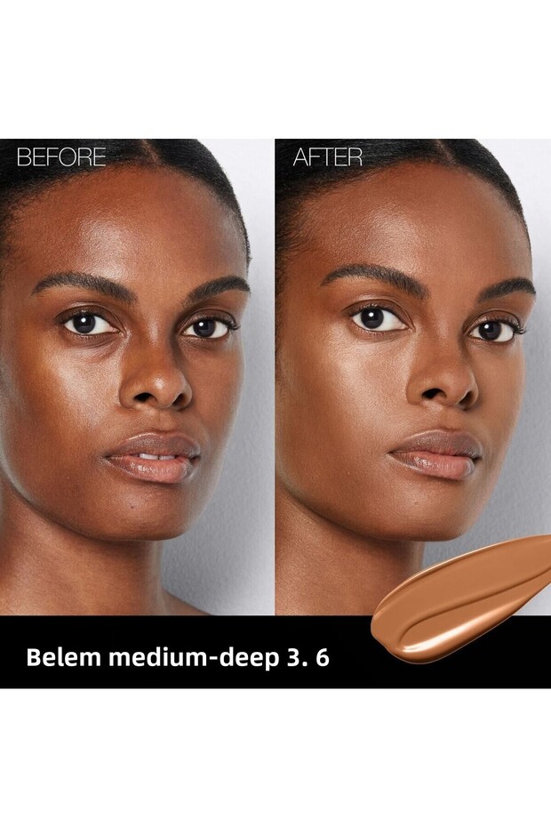 Foundation Effective for Dark Spots and Redness Coverage 30ml Belem - 2