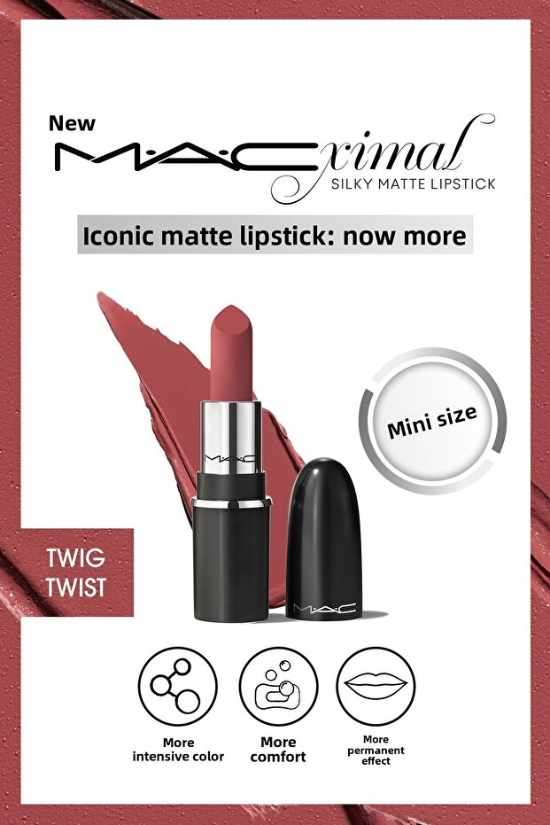 MACximal Mini Mac Silky Matte Lipstick - Twig Twist 1.7g - 1