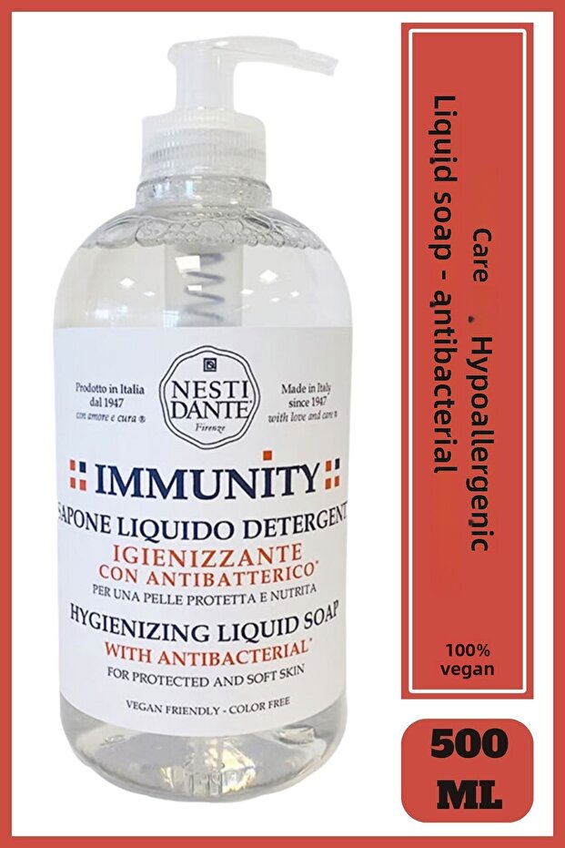 Immunity Hygienizing Liquid Soap 500 ml | Hygienic Cleaning | Hand and Body Soap