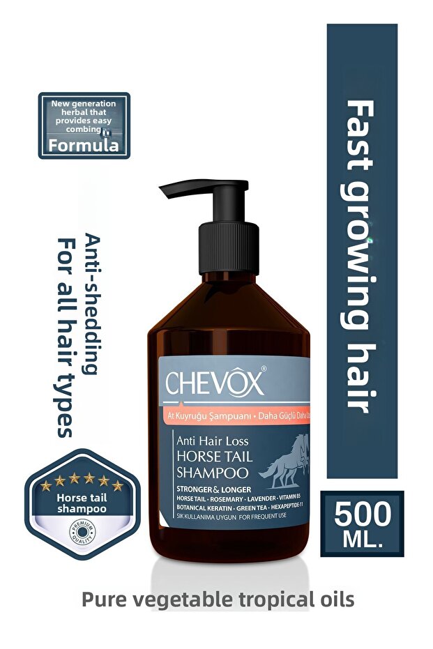 Chevox Ponytail Shampoo 500 ml