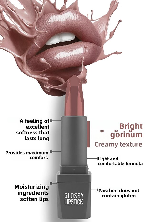ALIX AVIEN GLOSSY LIPSTICK 307 SHEER CORAL