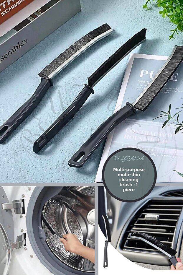 Multi-Purpose Multi Cleaning Brush Interstitial Bathroom Kitchen Sink Detail Cleaning Brush 1 Piece