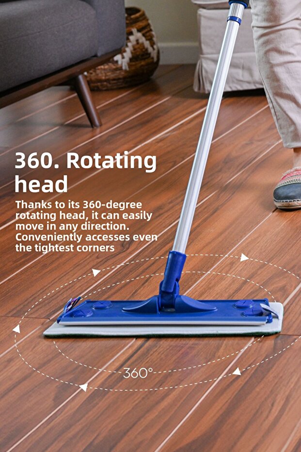 Microfiber Double Mop Set (Dry-Wall) - 5
