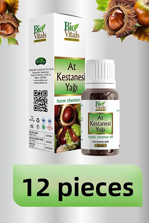 Horse Chestnut Oil, 12 Packs - 20 ml
