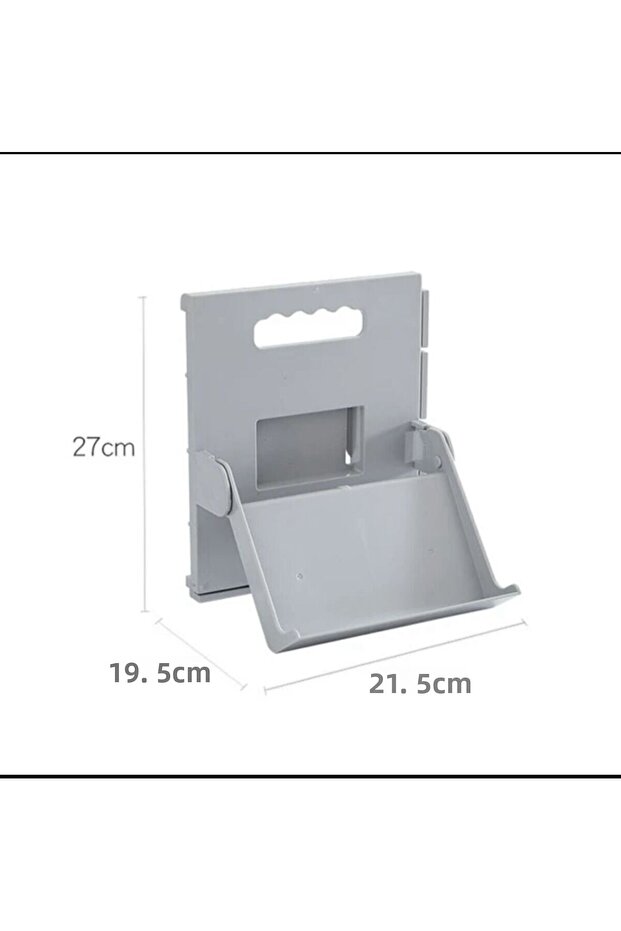Lyon 6 Pieces Bookshelf Gray Stackable Book Magazine Brochure File Rack - School and Works - 6