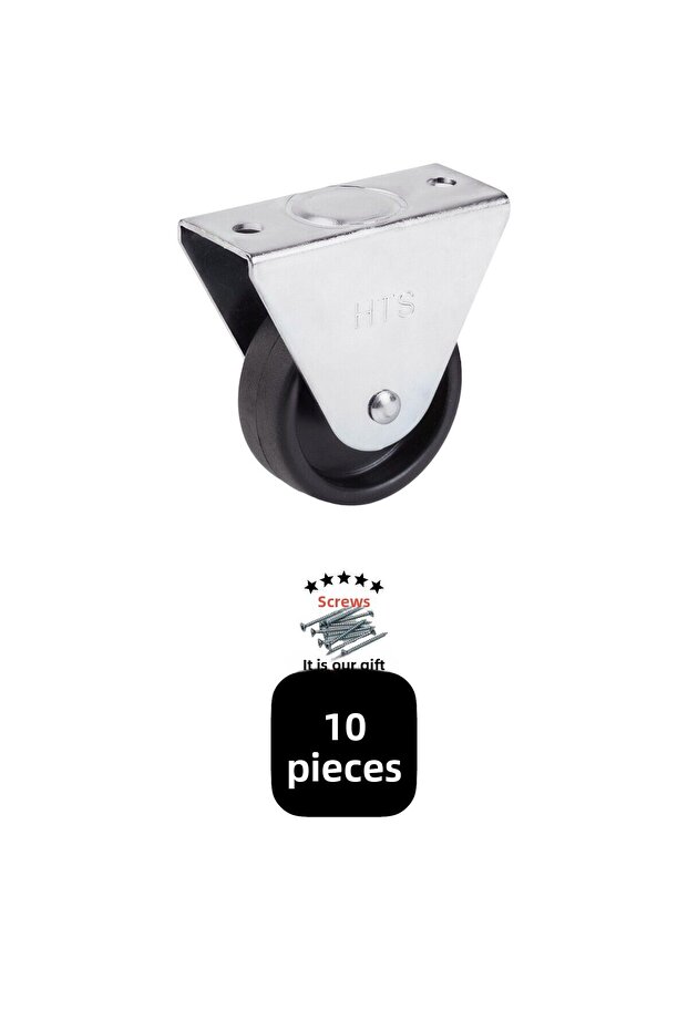 Fixed 50cm Table, Cabinet, Coffee Table, Shelf, Furniture Casters (10 Pieces)