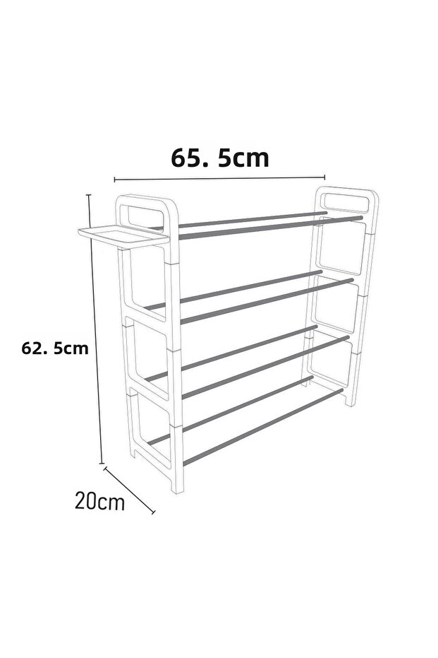 رف أحذية 4 طبقات - 3
