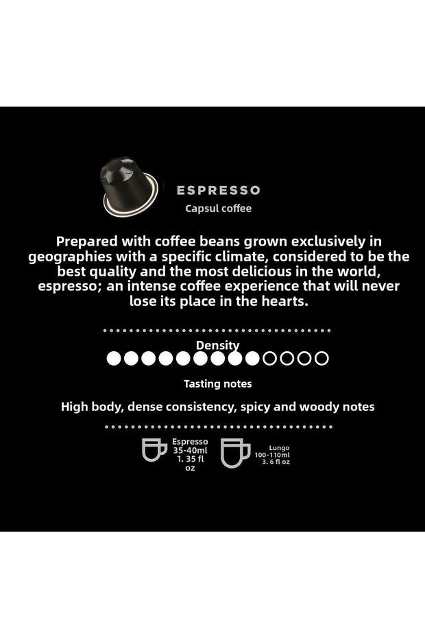 Espresso Capsule Coffee 10 Box Compatible with Nespresso - 4