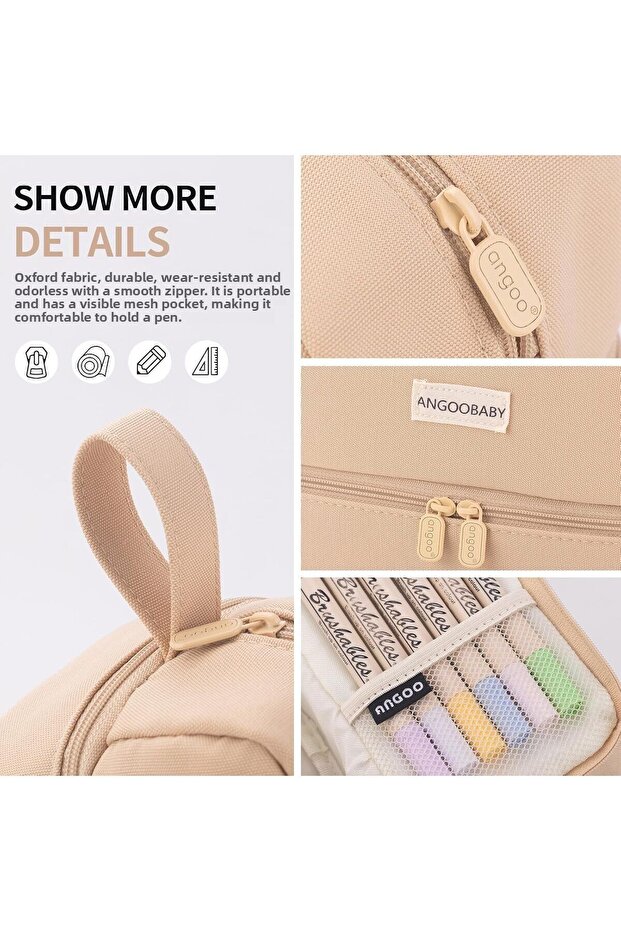 حافظة أقلام رصاص من Kavai متعددة الوظائف ومتعددة الأقسام - 5