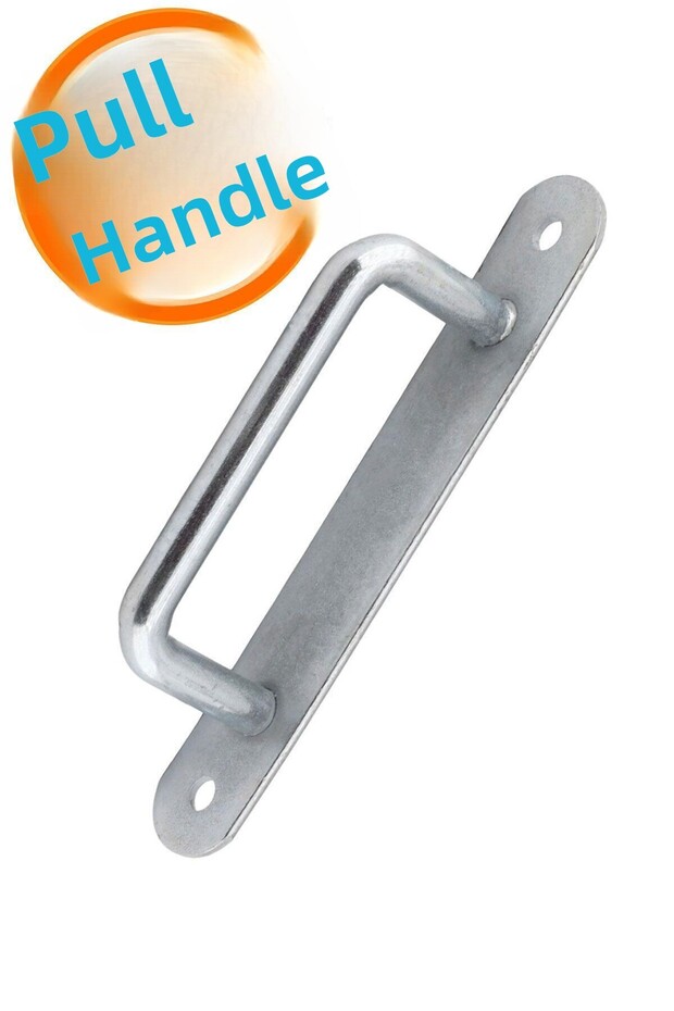 Hand Handle Pull Handle Door Handle Handle 18.5 cm Chrome Metal Handle Door Handle - 1