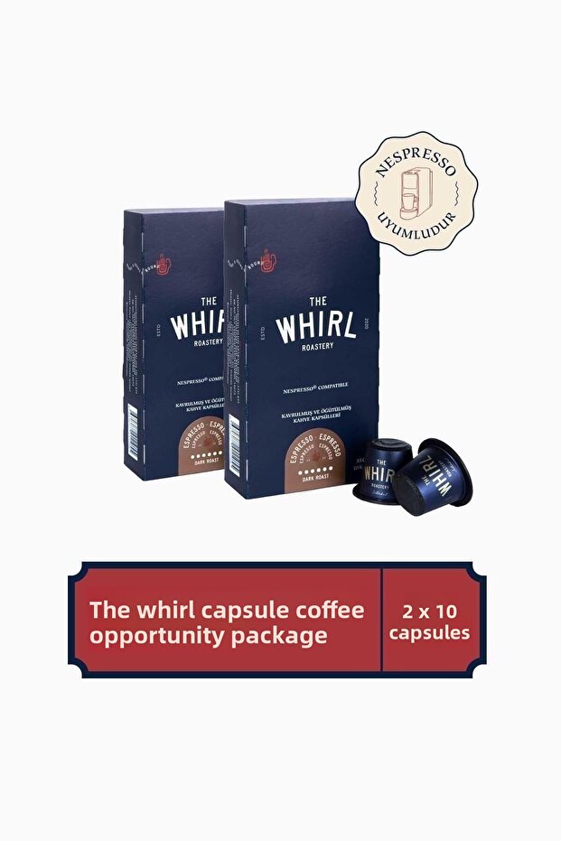 Espresso Brunette Capsule Coffee Deal Pack 10 Pieces X 2 Packs