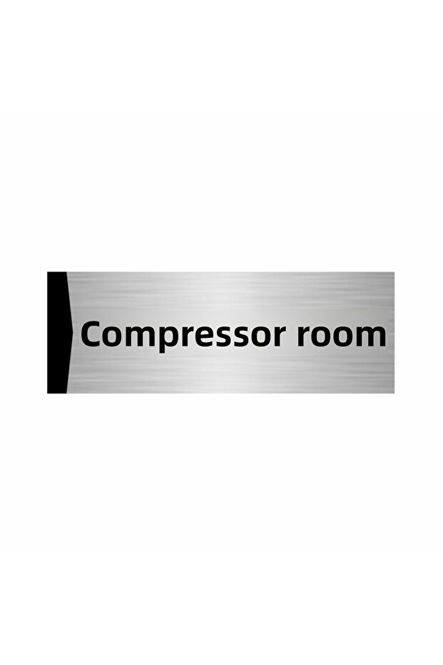 Staff Rest Room 10X20Cm Silver Color Metal Directional Sign