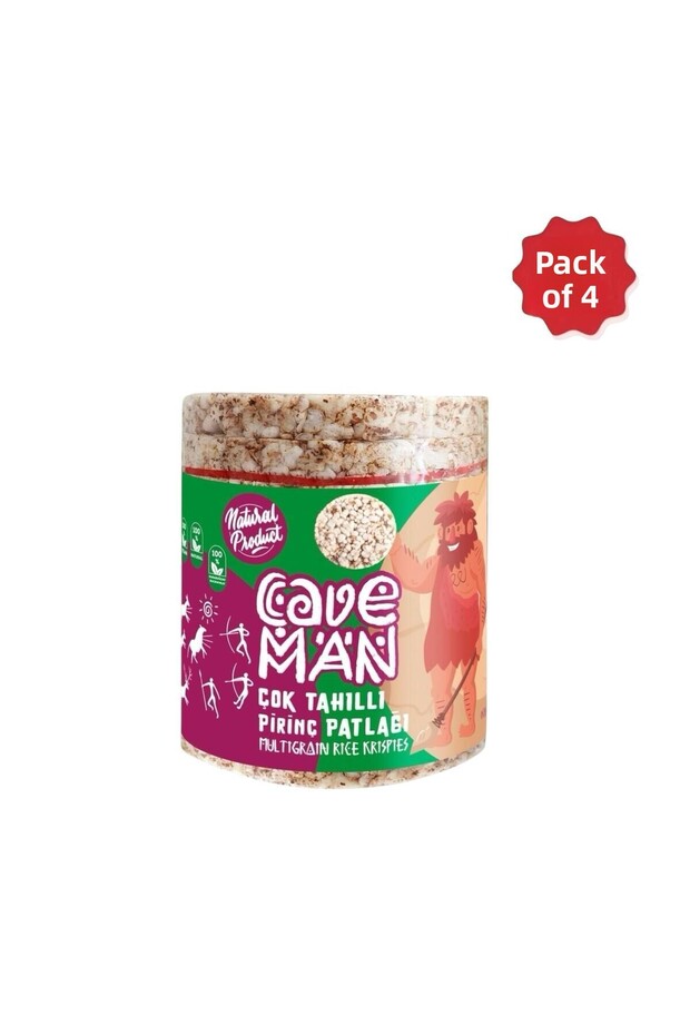 Multi Grain Rice Puff 60Gr Set of 4 240 Gr