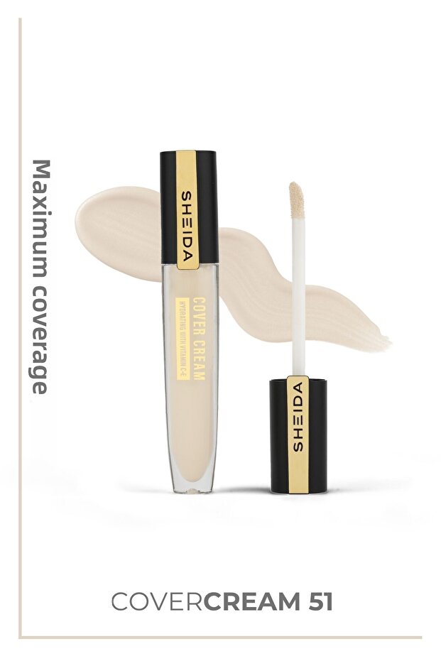 Cover Cream Illuminating under Eye Concealer, Intense Pigment Concealer - No 51 - 1