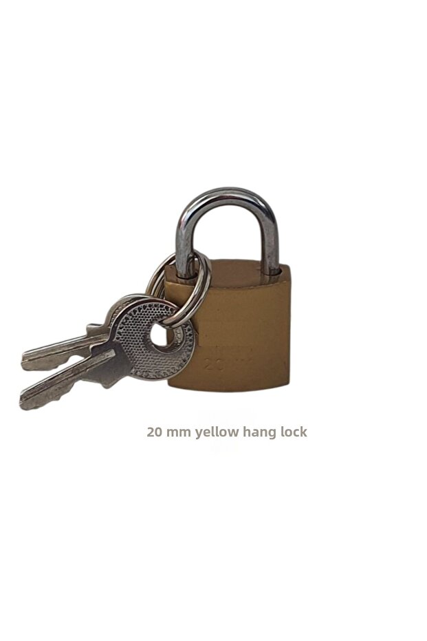 Asma Lock 20mm Yellow - 5