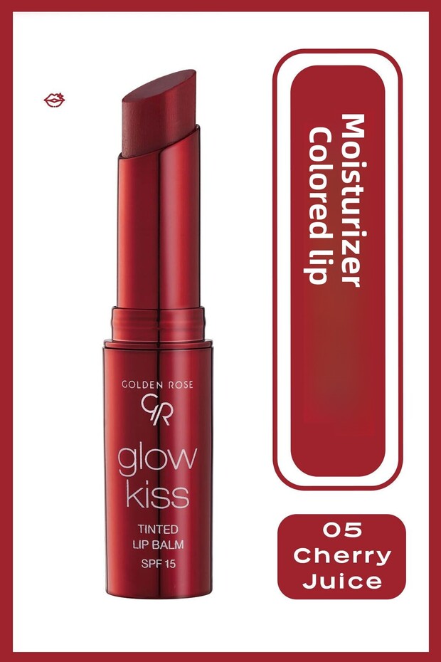Lip Moisturizer - Gr Glow Kıss Tınted Lip Balm Cherry Juice No:05(8691190440824)
