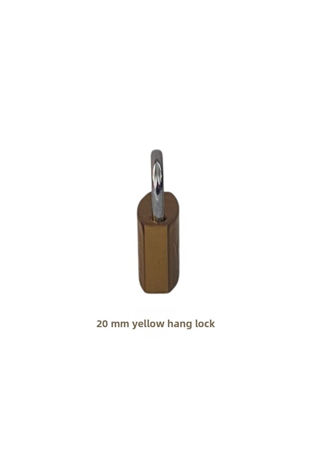 Asma Lock 20mm Yellow - 3