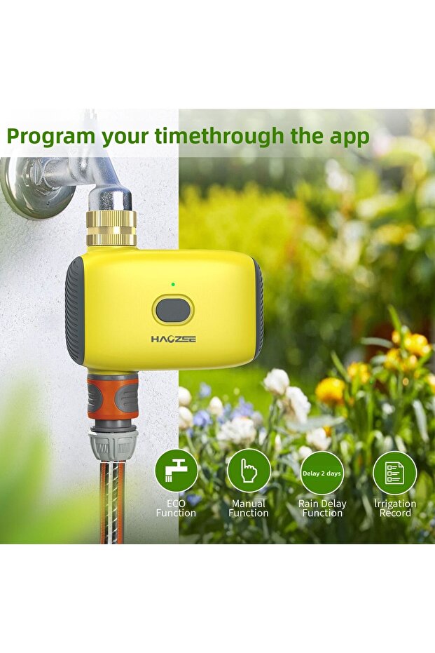 Tuya Smart Zigbee Watering Timer Sprinkler Drip Irrigation System Controller Brass Inlet Support ... - 5