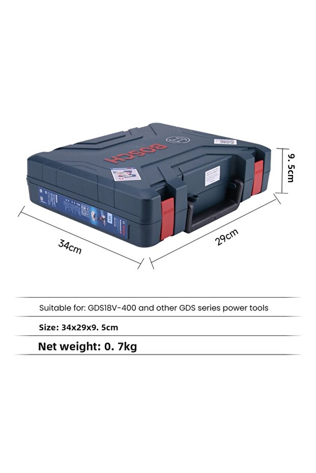 M accessories power tool storage box tool box multi-function storage box for hardware, electr. - 1