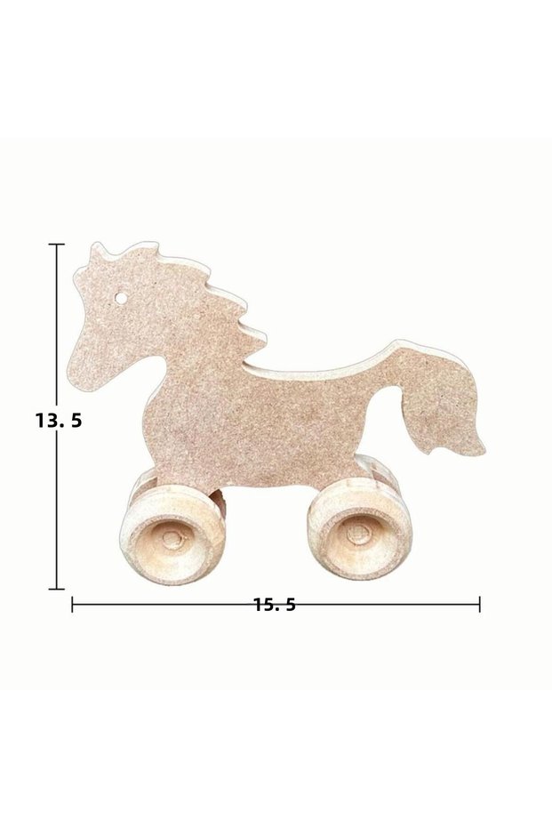 Wooden Toy Horse 15,5X13,5Cm Oy109