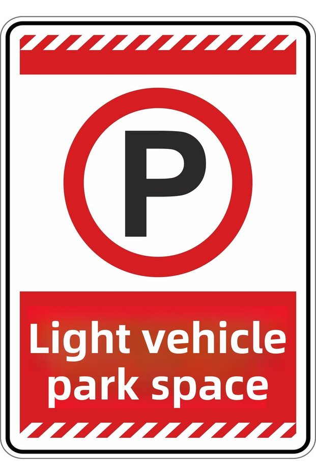 25X35Cm / Phosphorescent Composite/Light Vehicle Parking