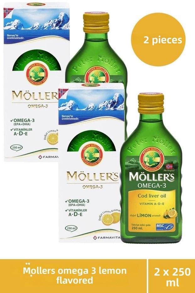 Omega-3 Lemon 250 ml 2 Pieces