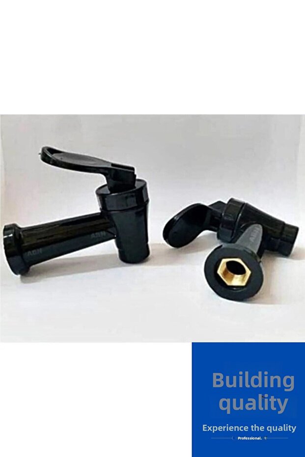 صنبور إبريق الشاي ساموفار بخيط داخلي عالمي أسود - 1