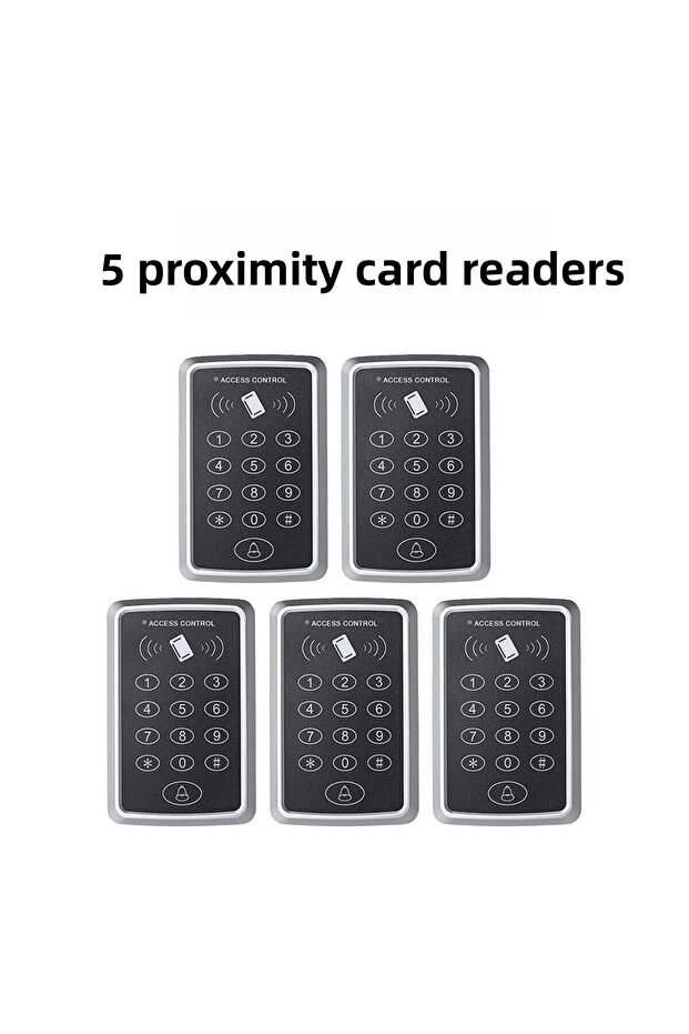 Rfid Password Electronic Door Lock Card Access Control System 5 Pieces - 1