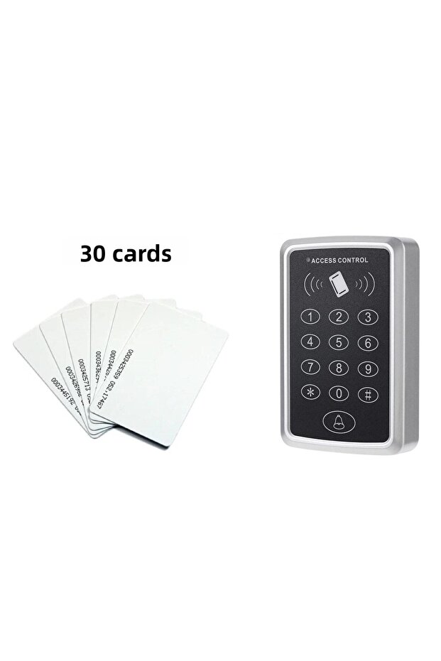 قفل باب بكلمة مرور Rfid - نظام تمرير البطاقة 30 بطاقة