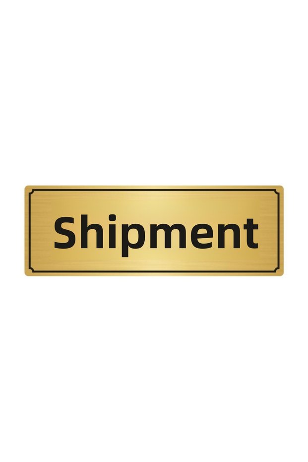 Doctor's Room Directional Sign Gold Color Metal 5Cmx20 Cm.