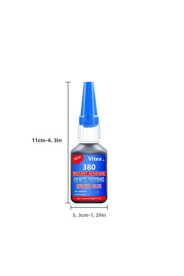 380 Glue Instant Fast Adhesive Stronger Super Glue Multi-Purpose FixSuper Strong Liquid Colorless... - 3