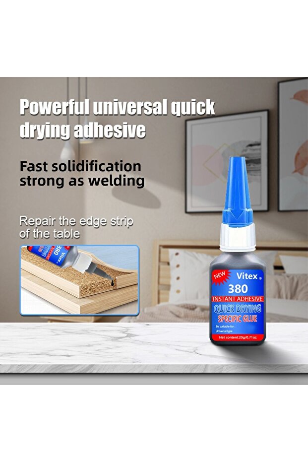 380 Glue Instant Fast Adhesive Stronger Super Glue Multi-Purpose FixSuper Strong Liquid Colorless... - 4