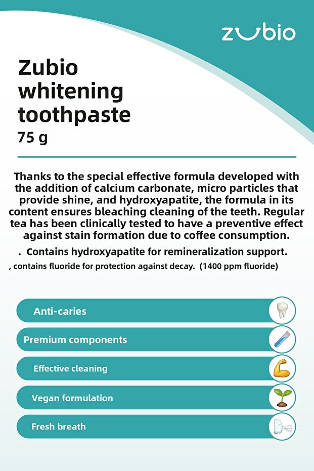Whitening Toothpaste, 75 Gr - 3