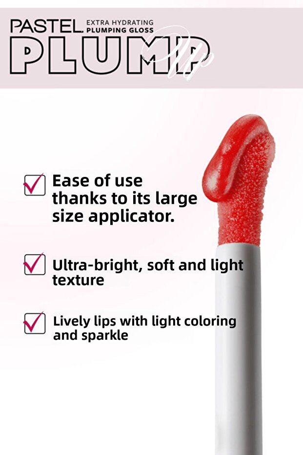 Plump up 209 Red Velvet Extra Hydrating Plumping Gloss - Plumping Lip Gloss - 3