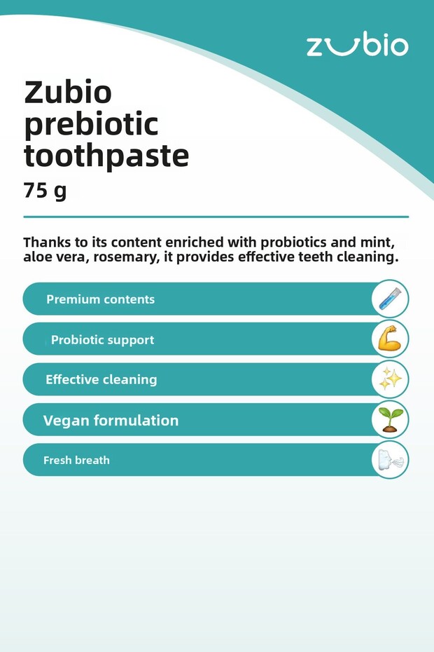 معجون أسنان بريبيوتيك، 75 جرام - 3