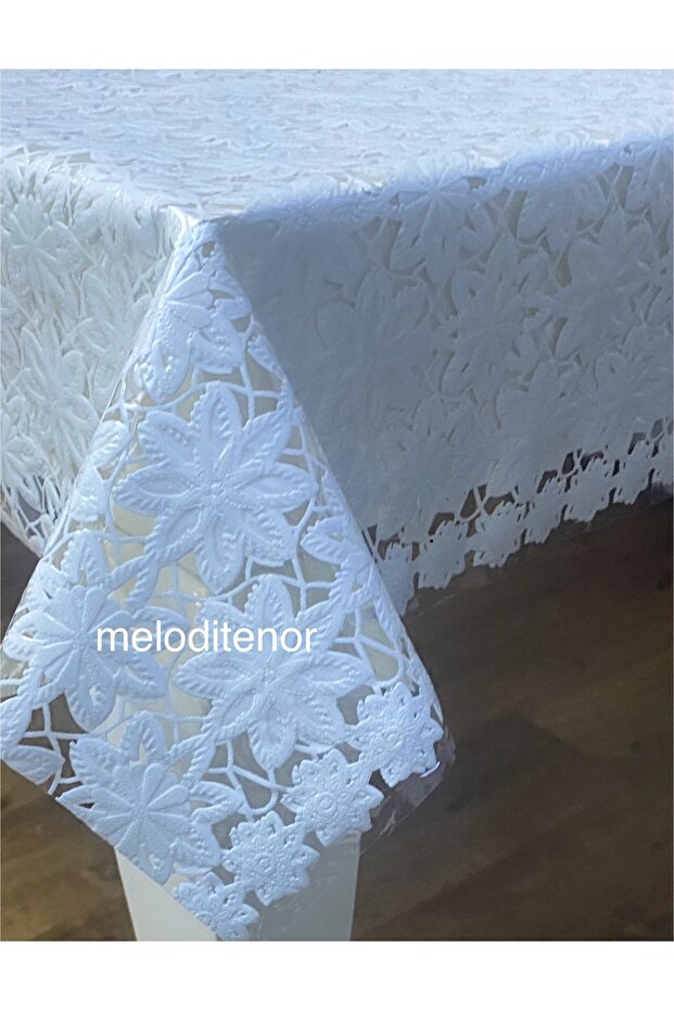 Transparent Coating Star Daisy Flower Pattern Silicone Slip-Resistant Pvc Oilcloth Table Cloth