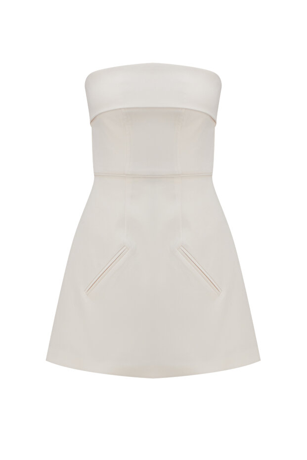 Timeless Beyaz Elbise - 1