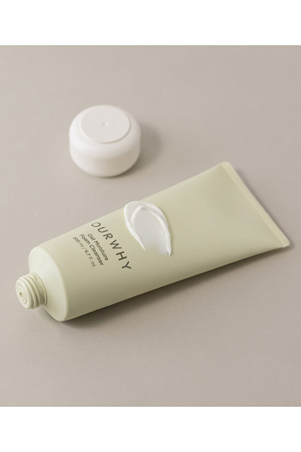 Oat Moisture Foam Cleanser Cleansing Foam Containing Squalene 200ml - 2