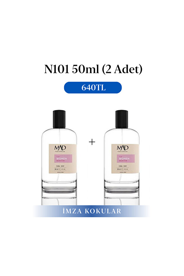 2 Adet 50 ml N101 Selective Kadın Parfüm Seti - 1