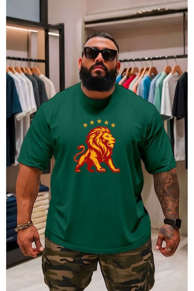 Champion Lion Printed Unisex T-Shirt