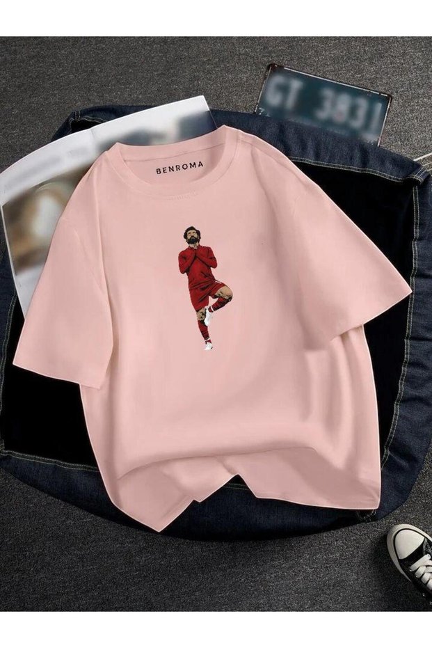 Oversized Football Player Printed Unisex T-Shirt Printed