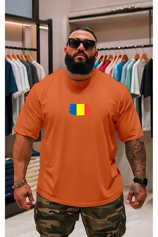 Plus Size Unisex Printed T-Shirt